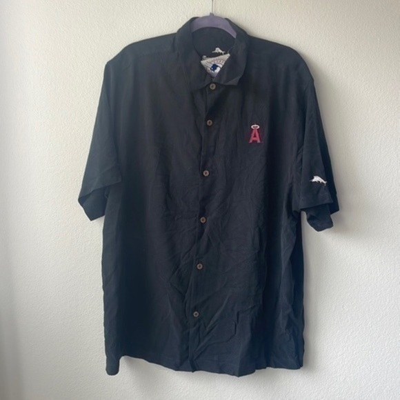 Tommy Bahama Other - NWT Tommy Bahama Shirt Los Angelos Angels MLB 100% Silk size XL